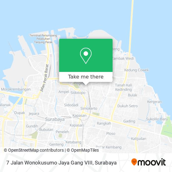 7 Jalan Wonokusumo Jaya Gang VIII map