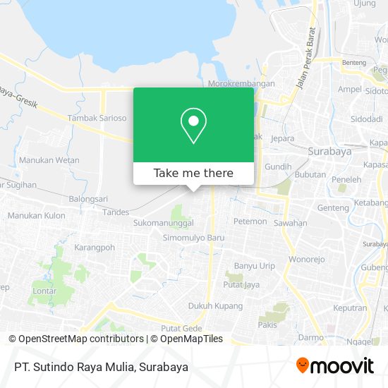 PT. Sutindo Raya Mulia map