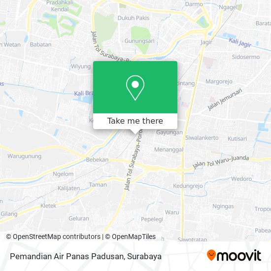 Pemandian Air Panas Padusan map