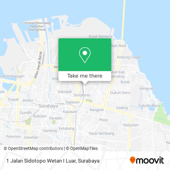 1 Jalan Sidotopo Wetan I Luar map