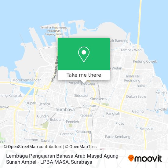 Lembaga Pengajaran Bahasa Arab Masjid Agung Sunan Ampel - LPBA MASA map