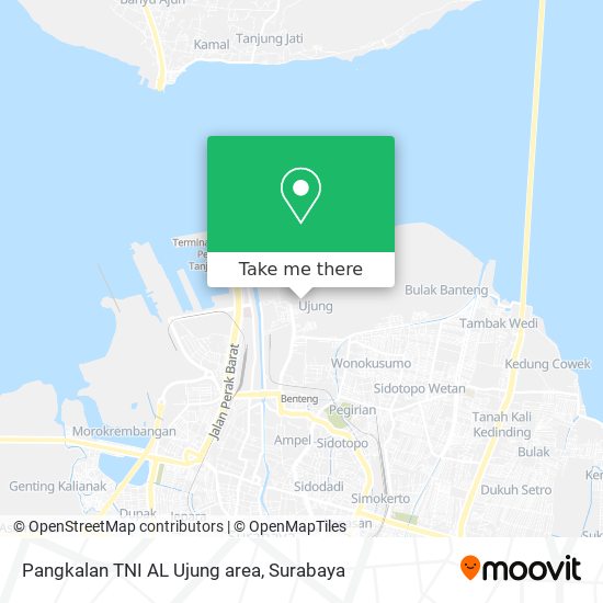 Pangkalan TNI AL Ujung area map