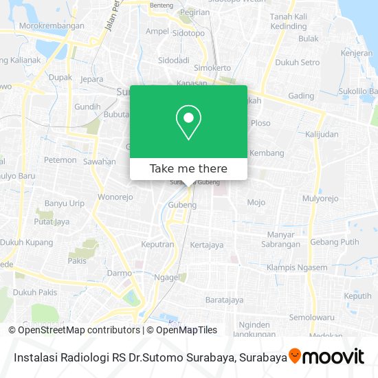 Instalasi Radiologi RS Dr.Sutomo Surabaya map