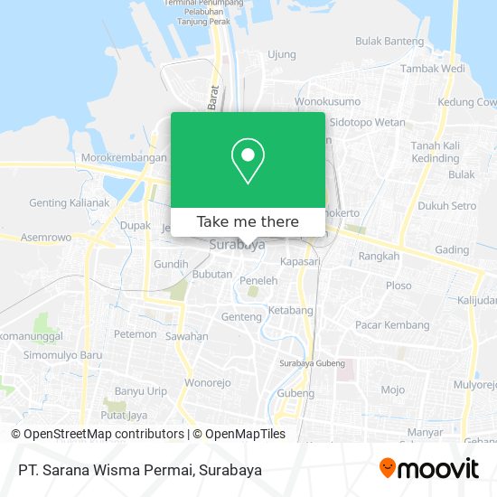 PT. Sarana Wisma Permai map