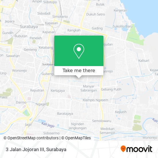 3 Jalan Jojoran III map