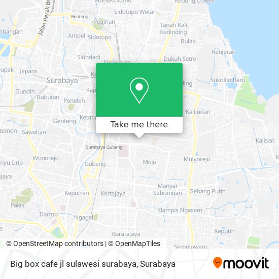 Big box cafe jl sulawesi surabaya map