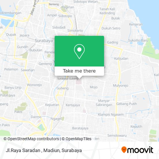 Jl.Raya Saradan , Madiun map