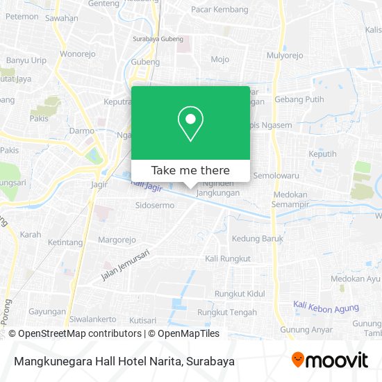 Mangkunegara Hall Hotel Narita map
