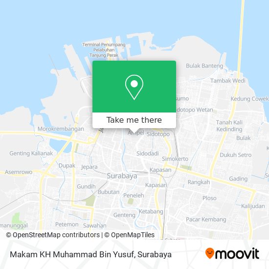 Makam KH Muhammad Bin Yusuf map