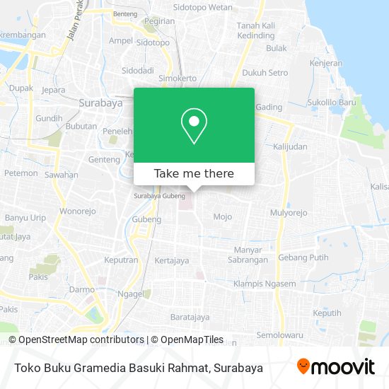 Toko Buku Gramedia Basuki Rahmat map