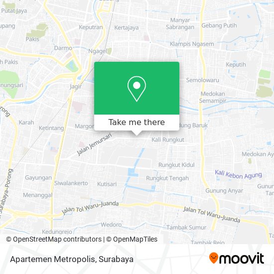 Apartemen Metropolis map