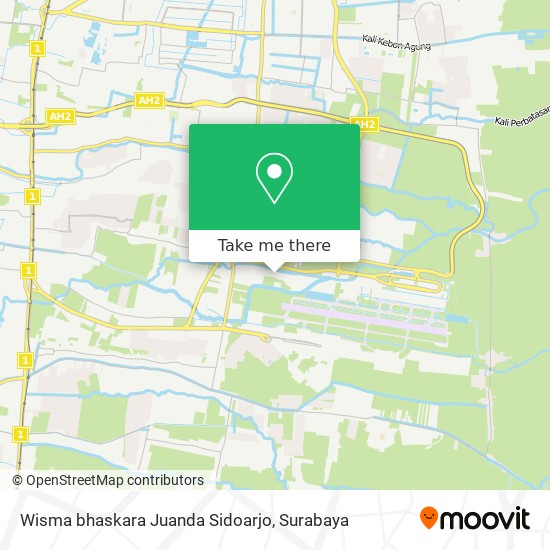 Wisma bhaskara Juanda Sidoarjo map