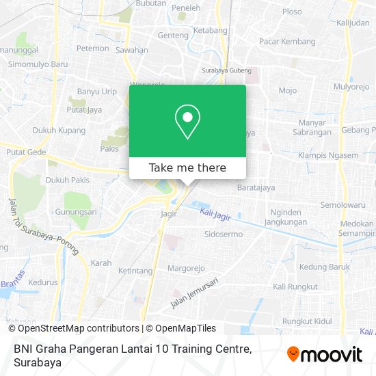 BNI Graha Pangeran Lantai 10 Training Centre map