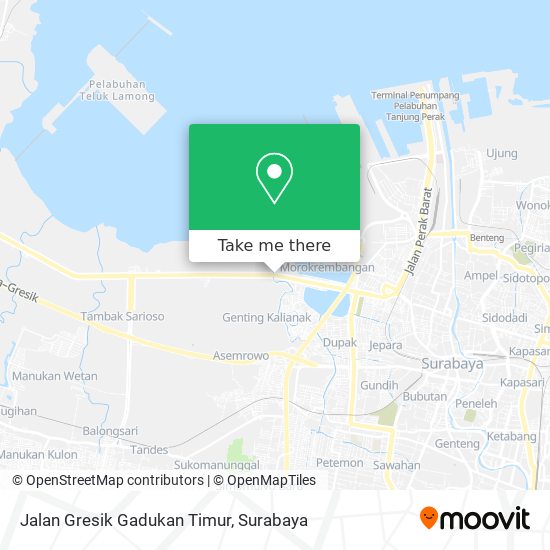 Jalan Gresik Gadukan Timur map