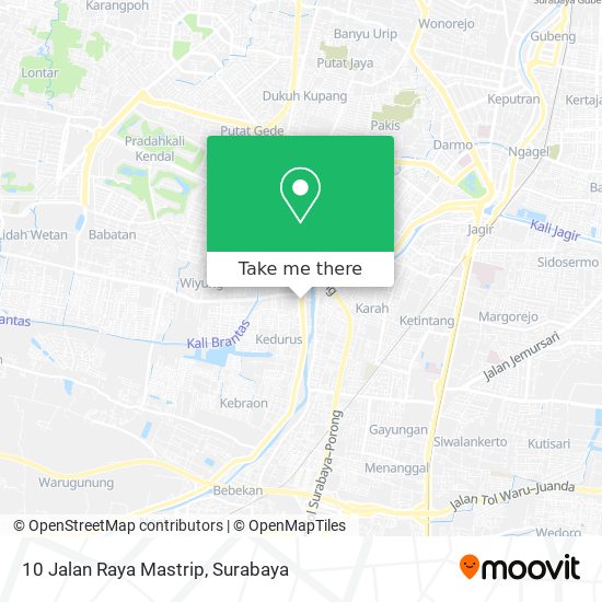 10 Jalan Raya Mastrip map