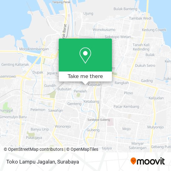 Toko Lampu Jagalan map