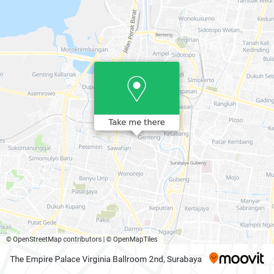 The Empire Palace Virginia Ballroom 2nd map
