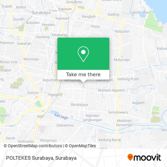 POLTEKES Surabaya map
