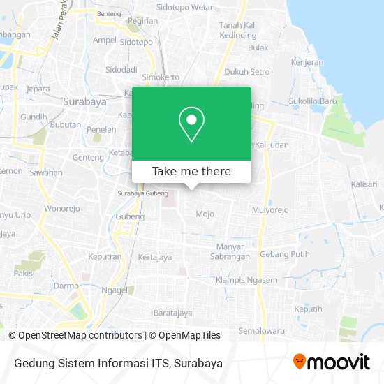 Gedung Sistem Informasi ITS map