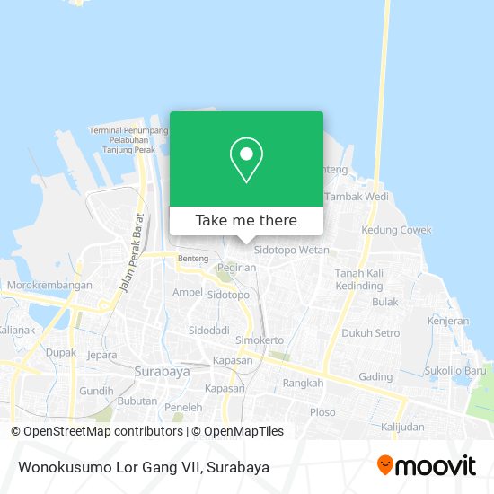 Wonokusumo Lor Gang VII map