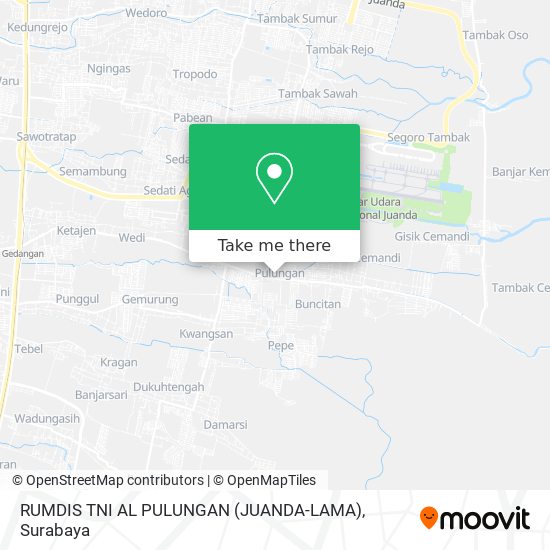 RUMDIS TNI AL PULUNGAN (JUANDA-LAMA) map