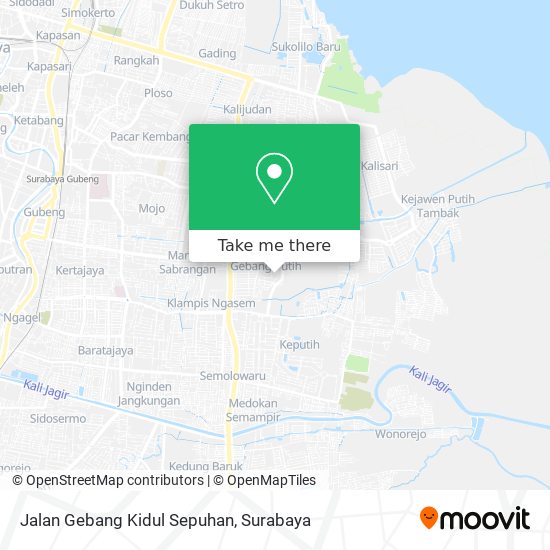 Jalan Gebang Kidul Sepuhan map