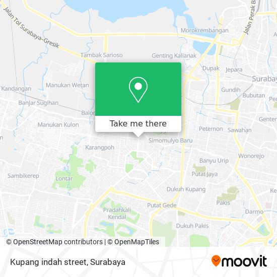 Kupang indah street map