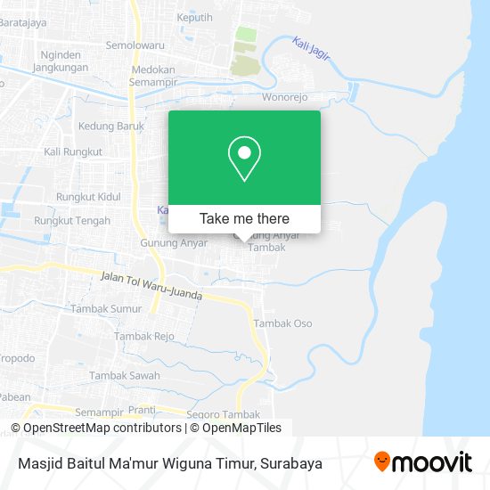 Masjid Baitul Ma'mur Wiguna Timur map