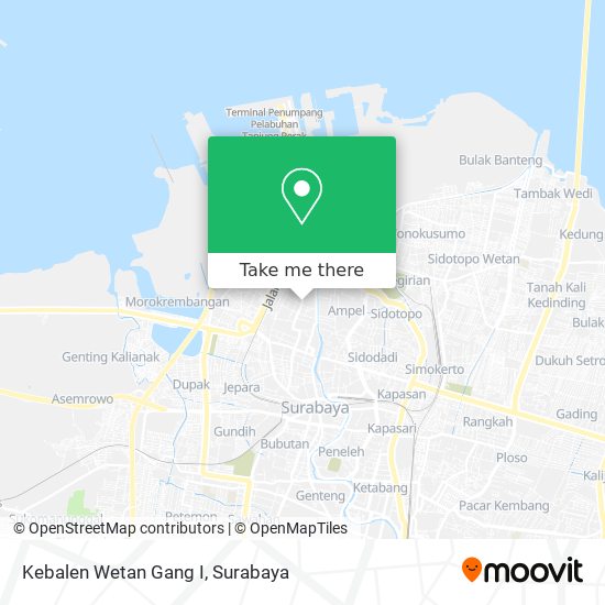 Kebalen Wetan Gang I map