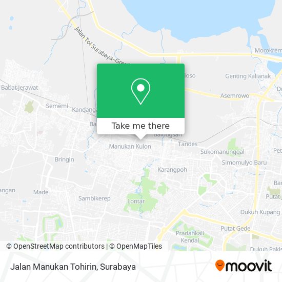 Jalan Manukan Tohirin map