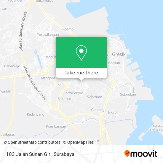 103 Jalan Sunan Giri map