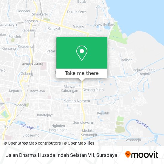 Jalan Dharma Husada Indah Selatan VII map