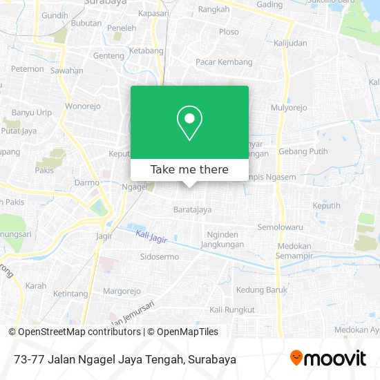 73-77 Jalan Ngagel Jaya Tengah map