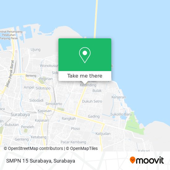 SMPN 15 Surabaya map