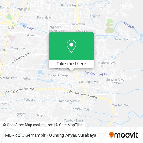 MERR 2 C  Semampir - Gunung Anyar map