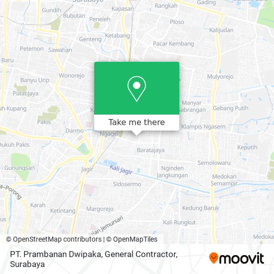 PT. Prambanan Dwipaka, General Contractor map