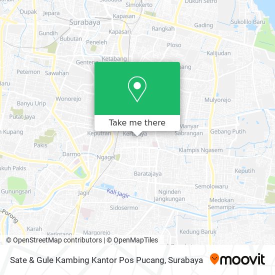 Sate & Gule Kambing Kantor Pos Pucang map