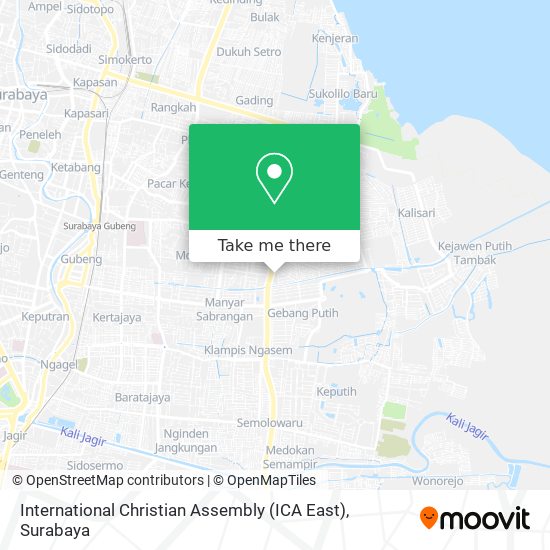 International Christian Assembly (ICA East) map