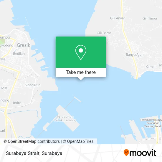 Surabaya Strait map
