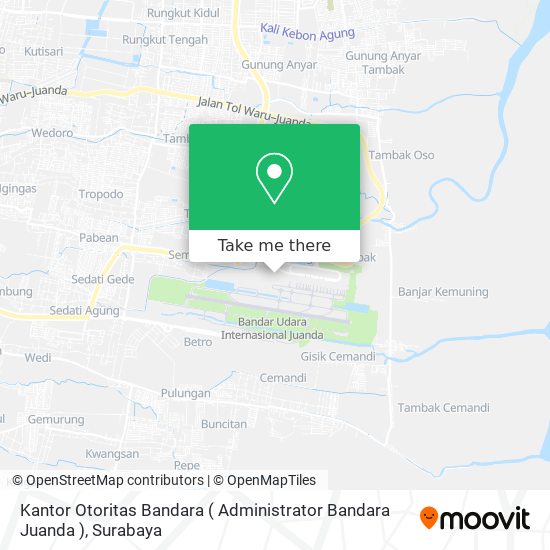 Kantor Otoritas Bandara ( Administrator Bandara Juanda ) map