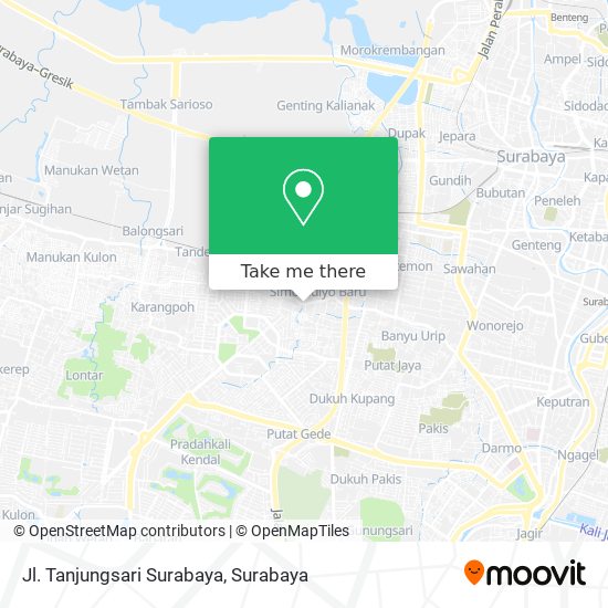 Jl. Tanjungsari Surabaya map