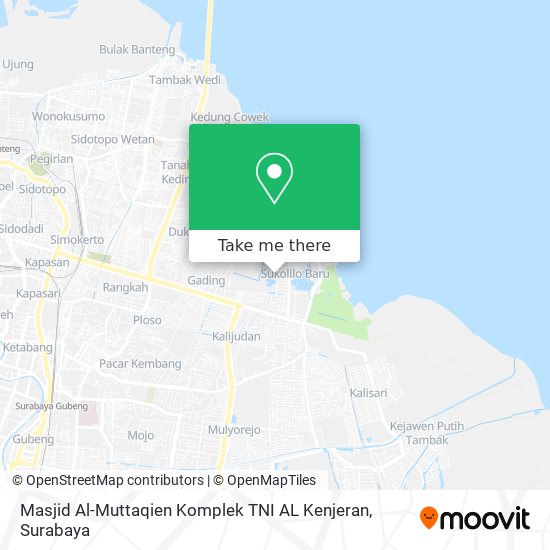 Masjid Al-Muttaqien Komplek TNI AL Kenjeran map