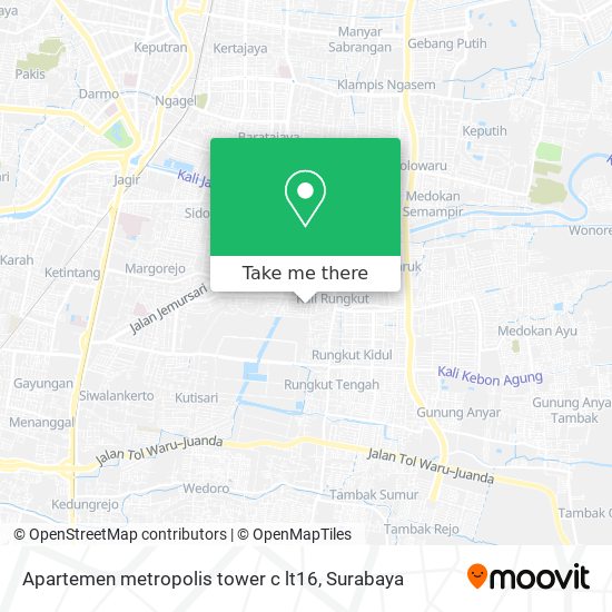 Apartemen metropolis tower c lt16 map