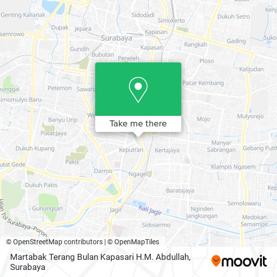 Martabak Terang Bulan Kapasari H.M. Abdullah map