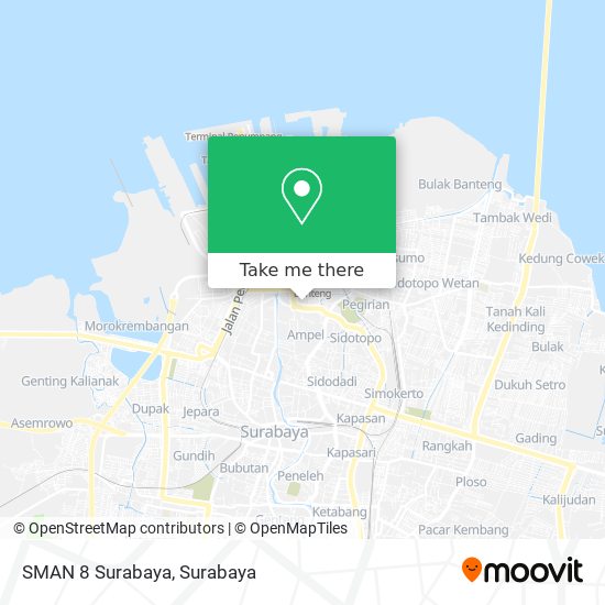 SMAN 8 Surabaya map