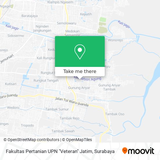 Fakultas Pertanian UPN "Veteran" Jatim map