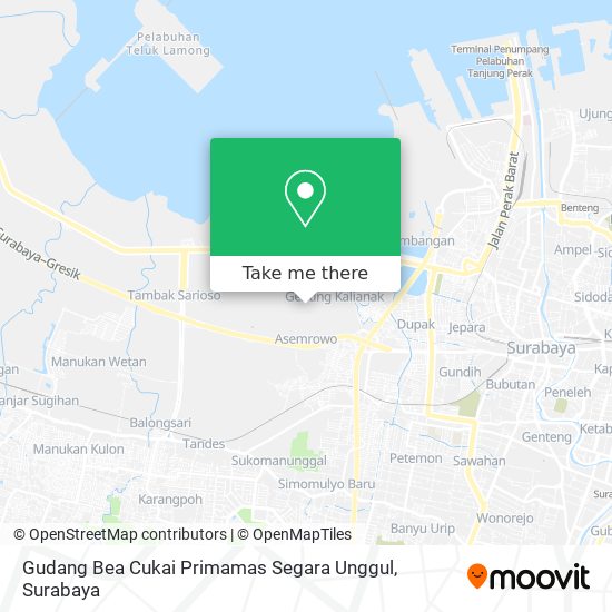 Gudang Bea Cukai Primamas Segara Unggul map