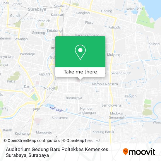 Auditorium Gedung Baru Poltekkes Kemenkes Surabaya map