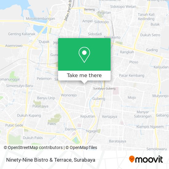 Ninety-Nine Bistro & Terrace map