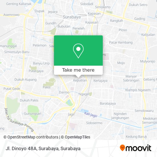 Jl. Dinoyo 48A, Surabaya map